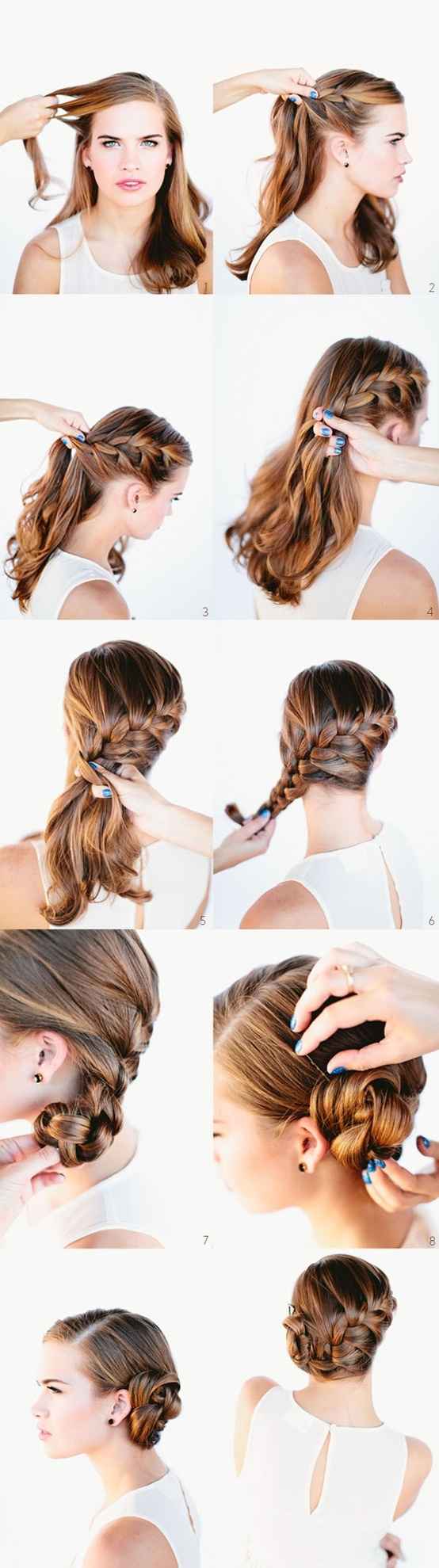 Tutorial treccia sposa