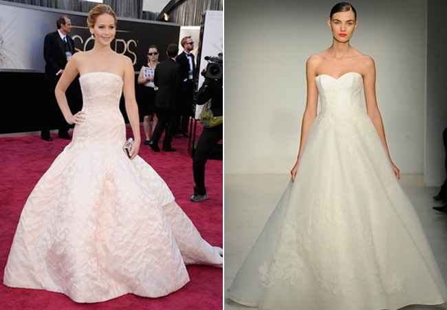 Jennifer Lawrence en Christian Dior