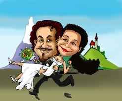 Caricatura degli sposi