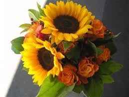 Centrotavola con girasoli