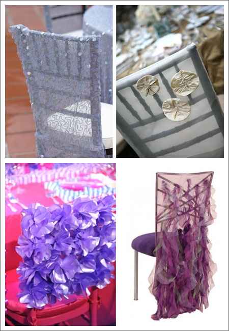 Decorazioni sedie per matrimonio 