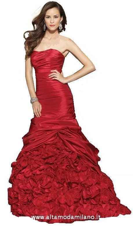 Vestito sposa rosso