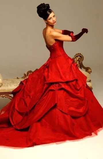 Vestito sposa rosso