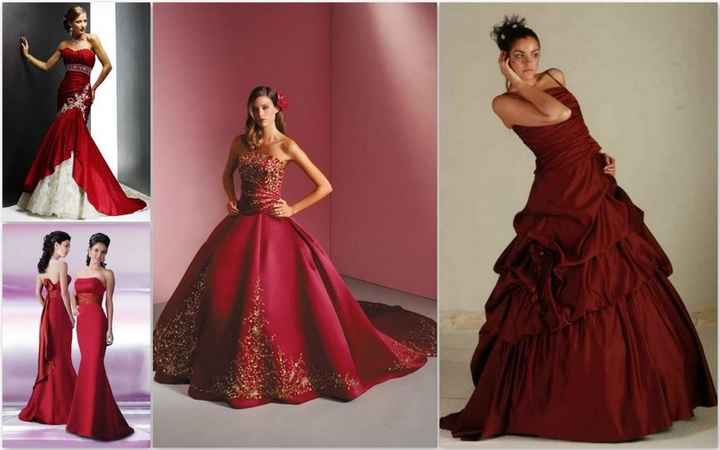 Vestito sposa rosso