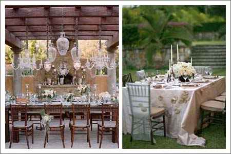 Addobbare il giardino per il matrimonio