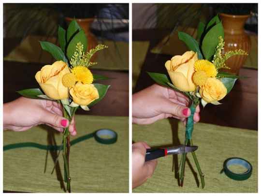 Corsage damigelle matrimonio