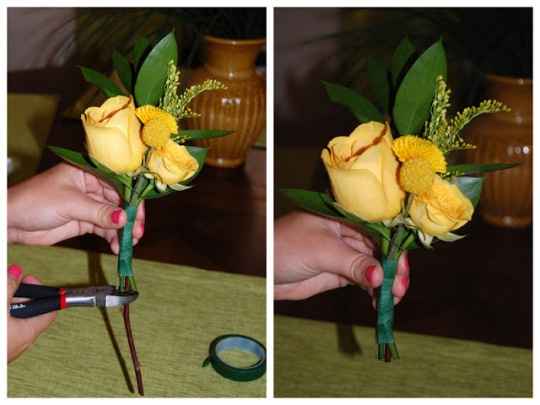 Corsage damigelle matrimonio