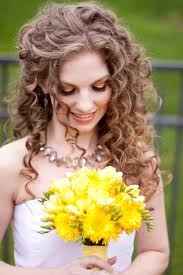 Acconciatura sposa ricci