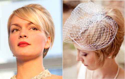 Sposa capelli corti
