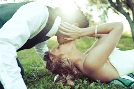 Il bacio di nozze più bello