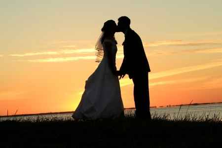 Il bacio di nozze più bello