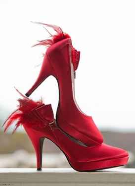 Scarpe sposa colorate