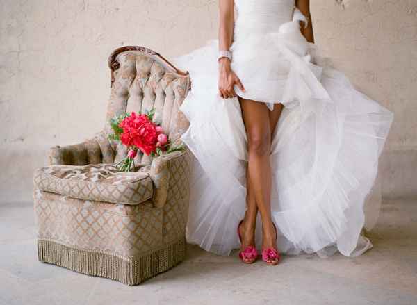 Scarpe sposa colorate