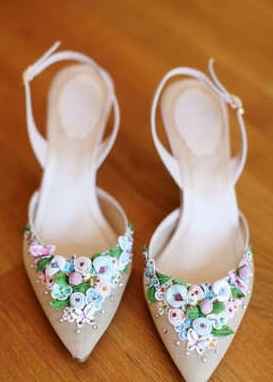 Scarpe sposa colorate