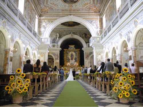 Allestimento nozze girasole