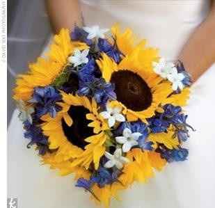 Bouquet da sposa girasole