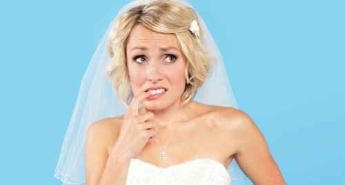 Sposa preoccupata