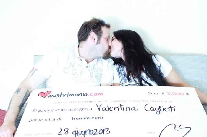 Valentina, vincitrice della seconda edizione del concorso di matrimonio.com