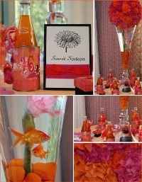 Matrimonio rosa e arancione
