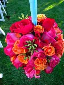 Matrimonio rosa e arancione