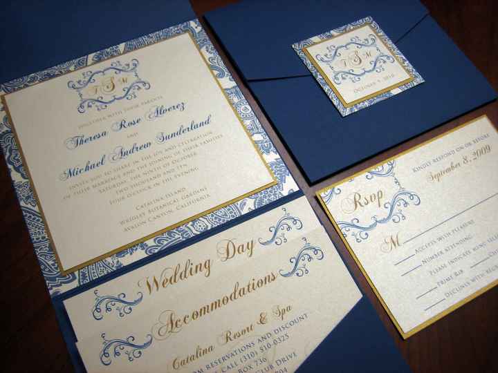Matrimonio bianco e blu