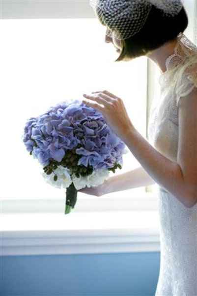 Bouquet da sposa color lavanda