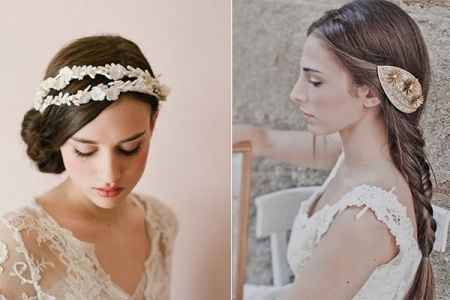 Acconciature sposa romantica