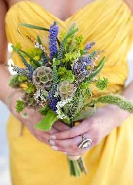 Matrimonio estate giallo