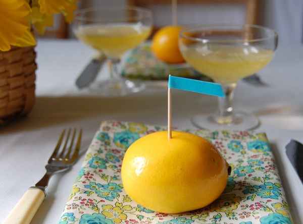 Segnaposto matrimonio al limone