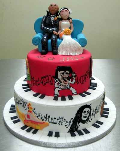 Torta nuziale musica