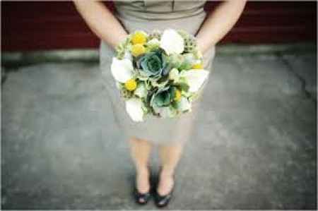 Bouquet sposa carciofi