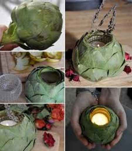 Bouquet sposa carciofi