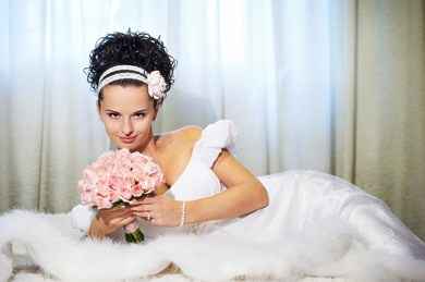 Acconciatura sposa doppio cerchietto