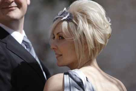 Acconciatura sposa capelli corti