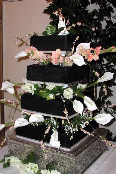 Torta nuziale dark