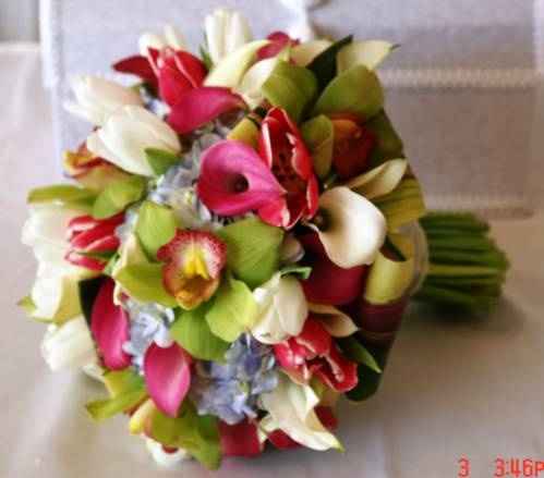 Bouquet da sposa fucsia