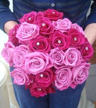 Bouquet da sposa fucsia