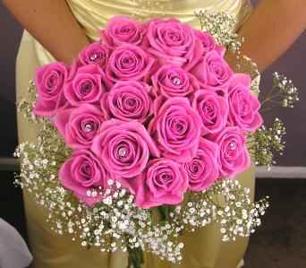 Bouquet da sposa fucsia