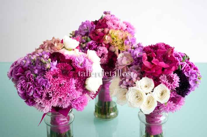 Bouquet da sposa fucsia