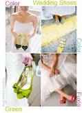 Scarpe sposa verdi