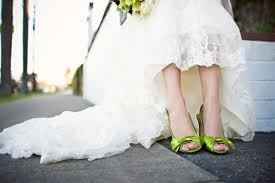 Scarpe sposa verdi
