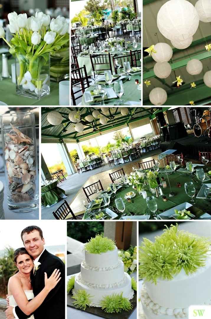 Matrimonio bianco e verde