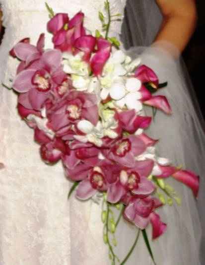 Matrimonio bianco fucsia