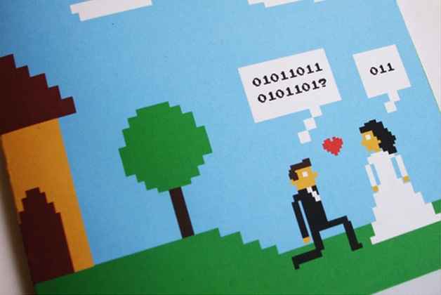 Matrimonio tema videogiochi