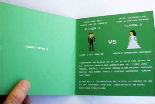 Matrimonio tema videogiochi