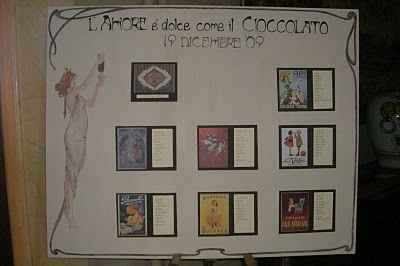 Tableau nozze cioccolato