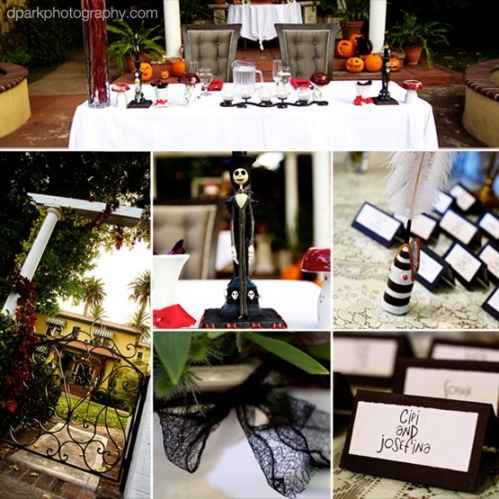 Matrimonio con tema Tim Burton