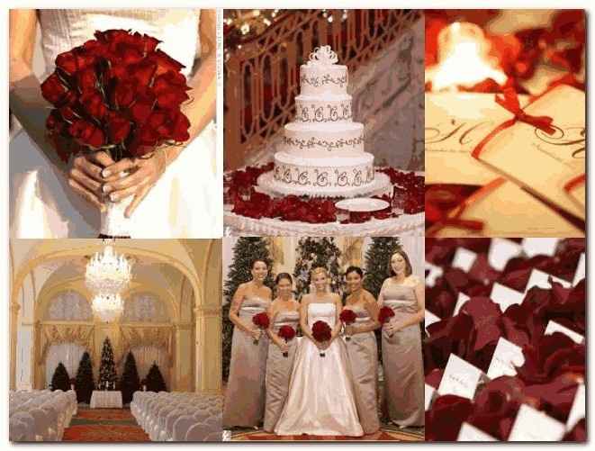 Decorazioni matrimonio natalizio