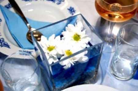 Decorazioni matrimonio blu
