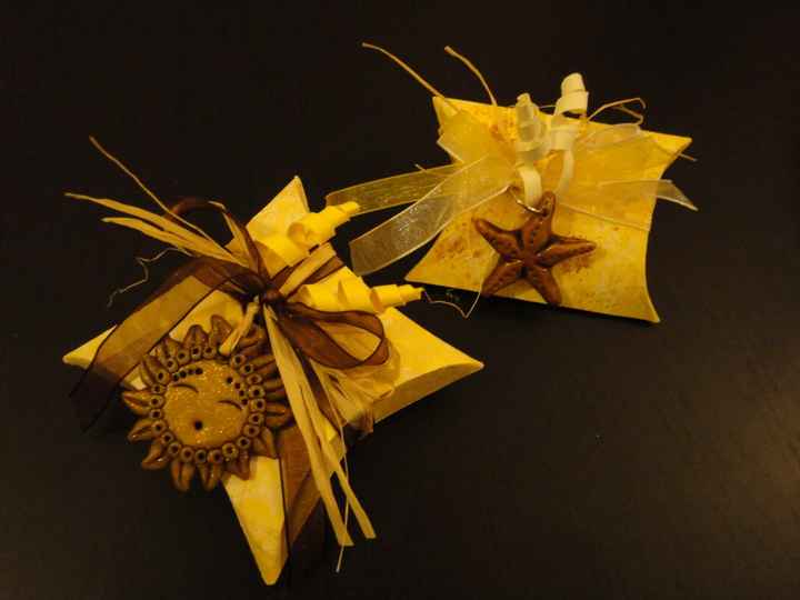 Bomboniera matrimonio con conchiglie